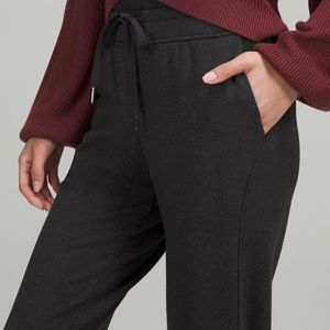 Ready to fleece high rise jogger *IN BLACKEST BLACK*